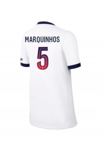 Paris Saint-Germain Marquinhos #5 Fotballdrakt Borte Klær Dame 2026-27 Korte ermer